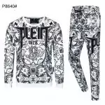 survetements ensemble jogging philipp plein noir 1978 dollar white